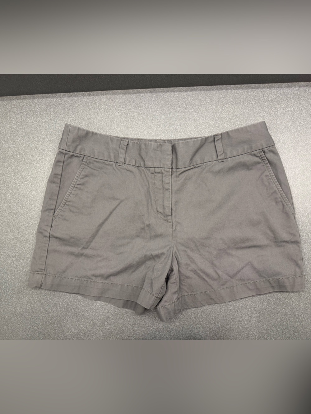 LOFT Gray Women's Casual Cotton Shorts